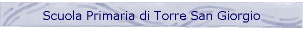 Scuola Primaria di Torre San Giorgio
